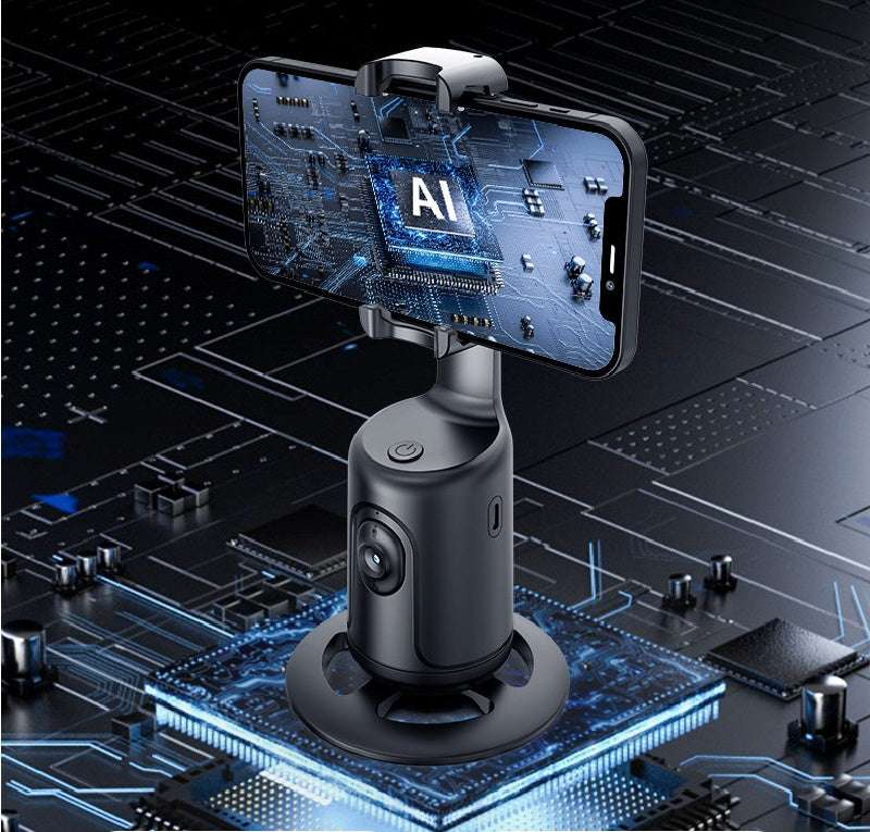 360 Auto Face Tracking Gimbal AI Smart Gimbal Face Tracking Auto Phone Holder For Smartphone Video Vlog Live Stabilizer Tripod | Orazek UK Ltd