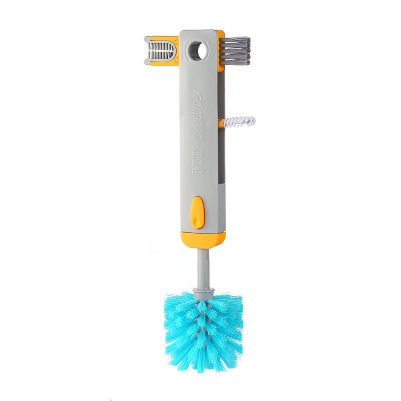 4 In 1 Bottle Gap Cleaner Brush Multifunctional Cup Cleaning Brushes Water Bottles Clean Tool Mini Silicone U-shaped Brush Kitchen Gadgets | Orazek UK Ltd