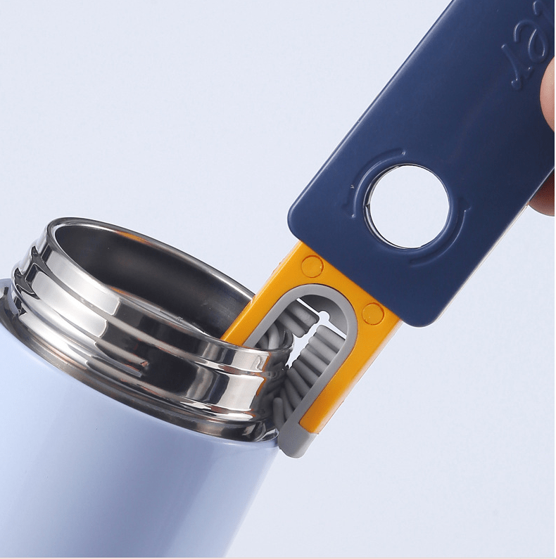 4 In 1 Bottle Gap Cleaner Brush Multifunctional Cup Cleaning Brushes Water Bottles Clean Tool Mini Silicone U-shaped Brush Kitchen Gadgets | Orazek UK Ltd