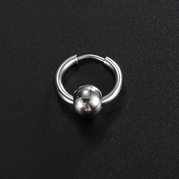 Stainless Steel Creative Hoop Earrings Women Triangular Earrings Fashion Jewelry Huggie Men