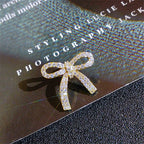 Zircon Brooch Bow Knot Brooch Girl
