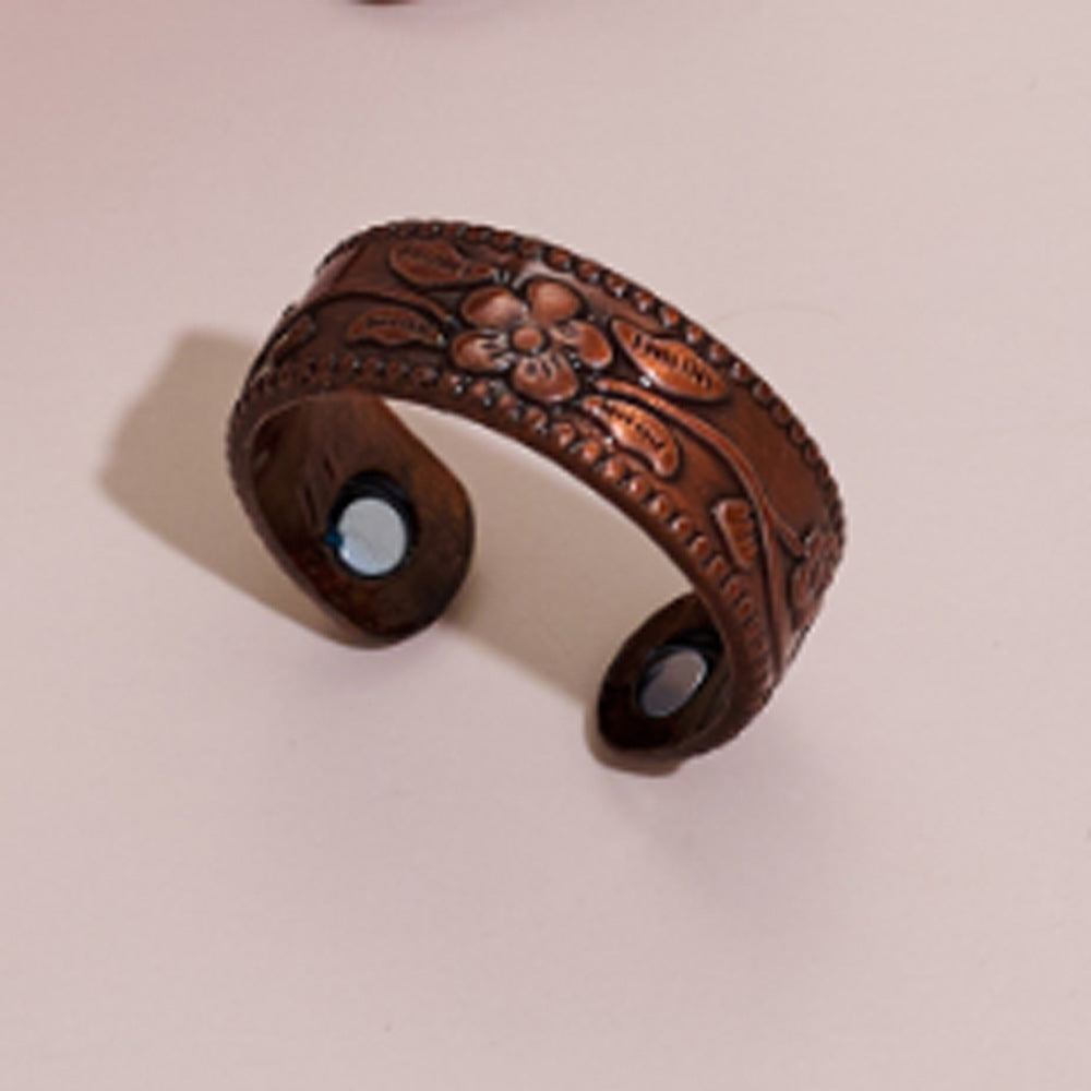 Energy Magnet Bracelet And Ring Set Retro Style Jewelry For Couples Men And Women