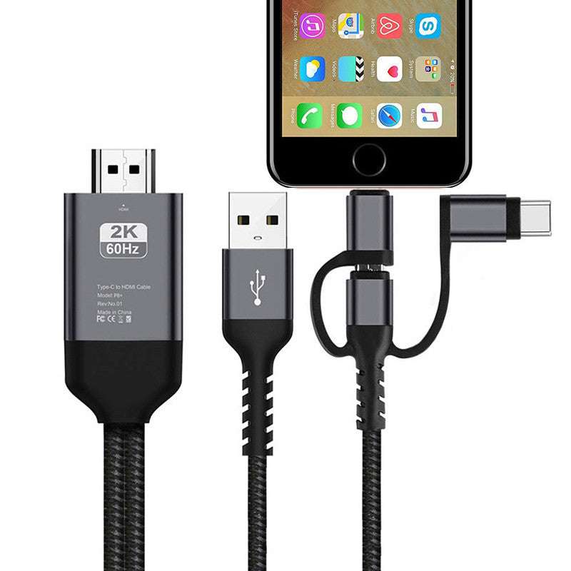 4K 3in1 HDMI Wireless Wifi Mirror Adapter Cable | Orazek UK Ltd