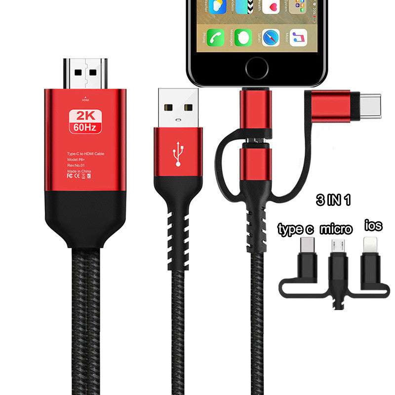 4K 3in1 HDMI Wireless Wifi Mirror Adapter Cable | Orazek UK Ltd