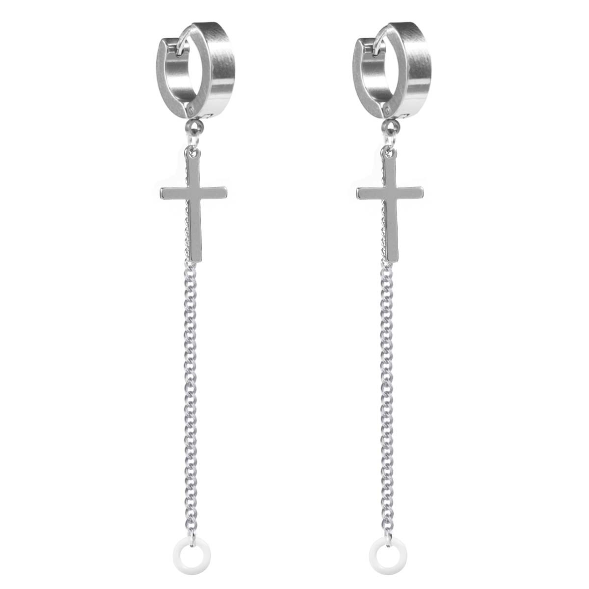 Stainless steel earring earphone clip