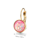 New Sequin Rhinestone Earrings Fashion Stainless Steel Jewelry For Women