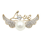 Cardigan brooch brooch