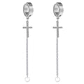 Stainless steel earring earphone clip