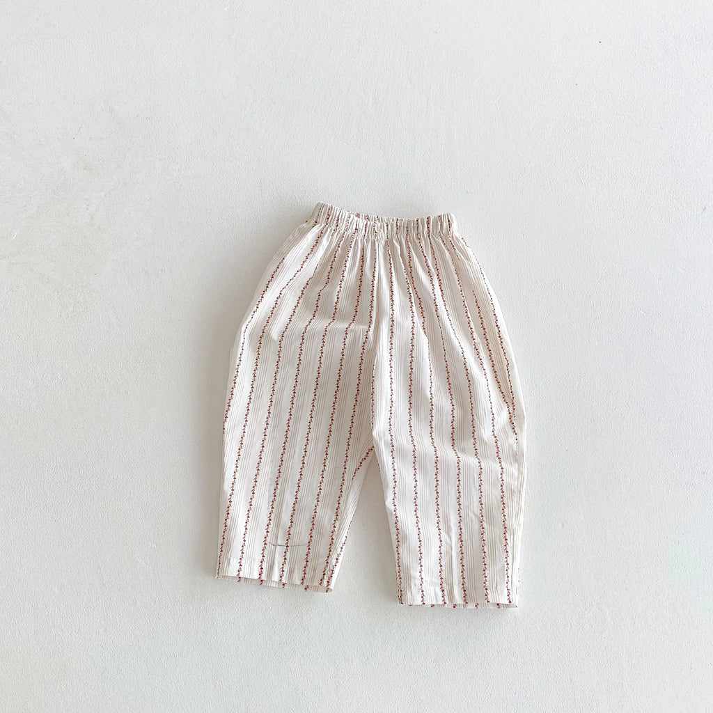 0-6Year Child Pants Cotton Thin Casual Sports Trousers Full Print Loose All-mtach Pants Boys Girls Baby Mosquito Resistant Pants