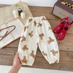 Baby Cotton Pants Toddlers Boys Pants Casual Harem Pants Spring Summer New Cute Soft Clothes Fashion Loose Trousers For Girls