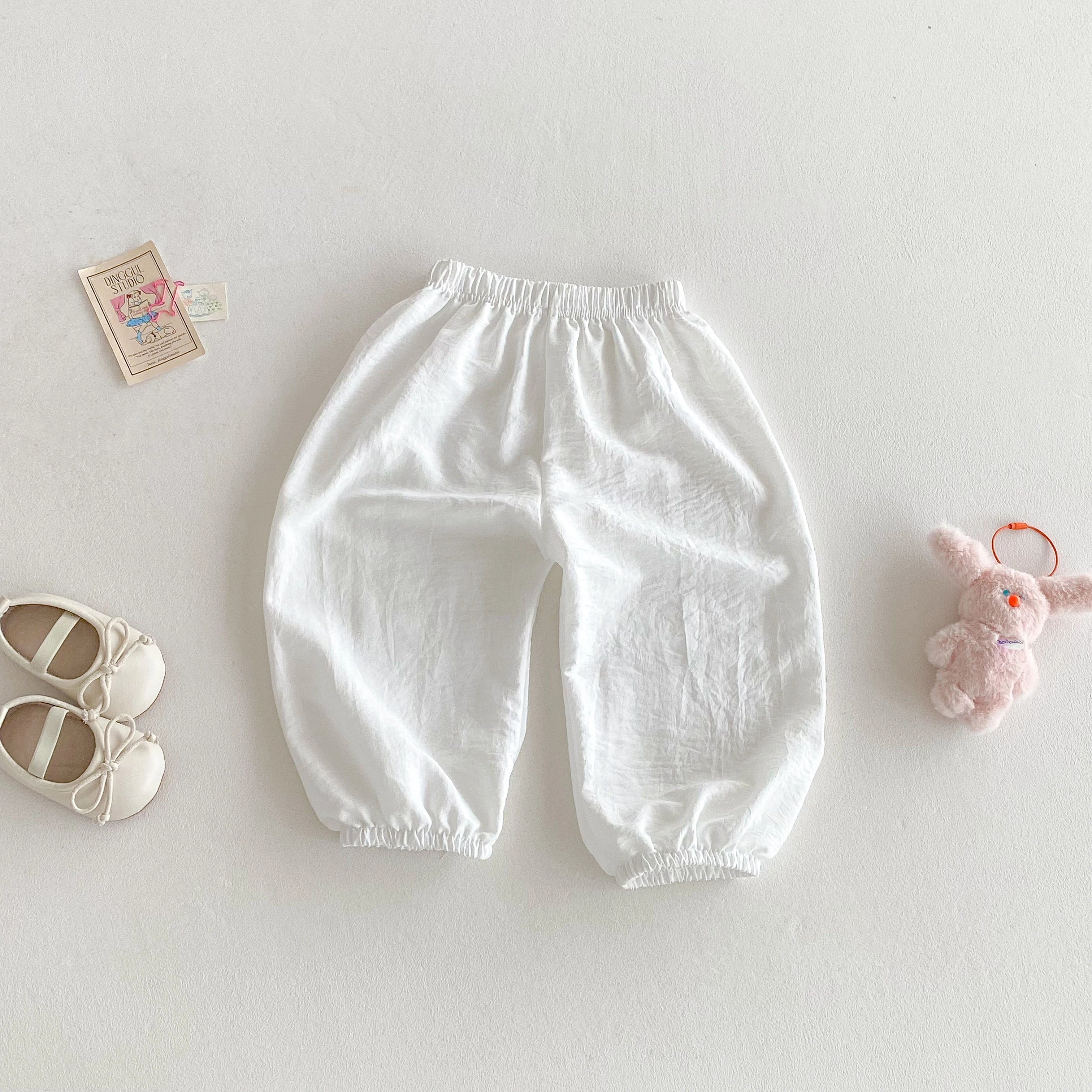 2025 Summer Mosquito Resistant Pants Fashion Casual Simple Trousers Baby Thin Loose Casual Pants Outdoor Wear Child Trousers