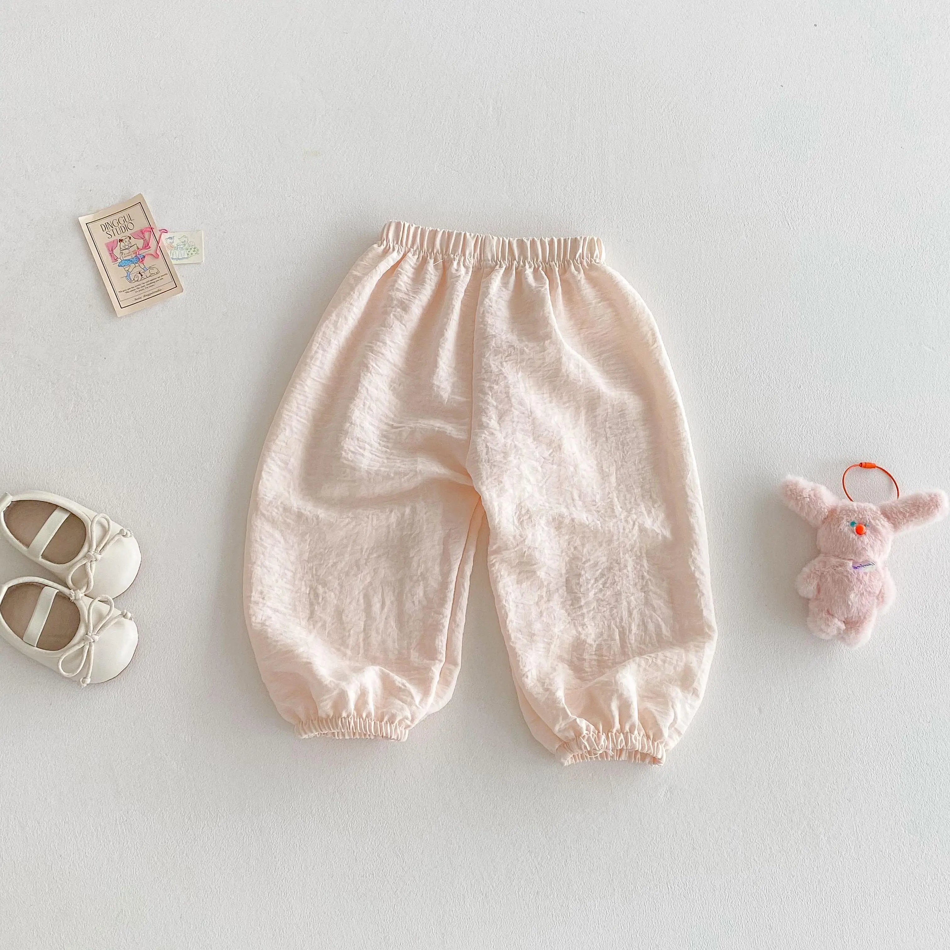 2025 Summer Mosquito Resistant Pants Fashion Casual Simple Trousers Baby Thin Loose Casual Pants Outdoor Wear Child Trousers