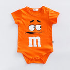 Cute Short Sleeve Rompers Newborn Clothing Solid Color Bodysuit Baby Boys Girls Thin Simple Onesies Fashion Summer Pajamas