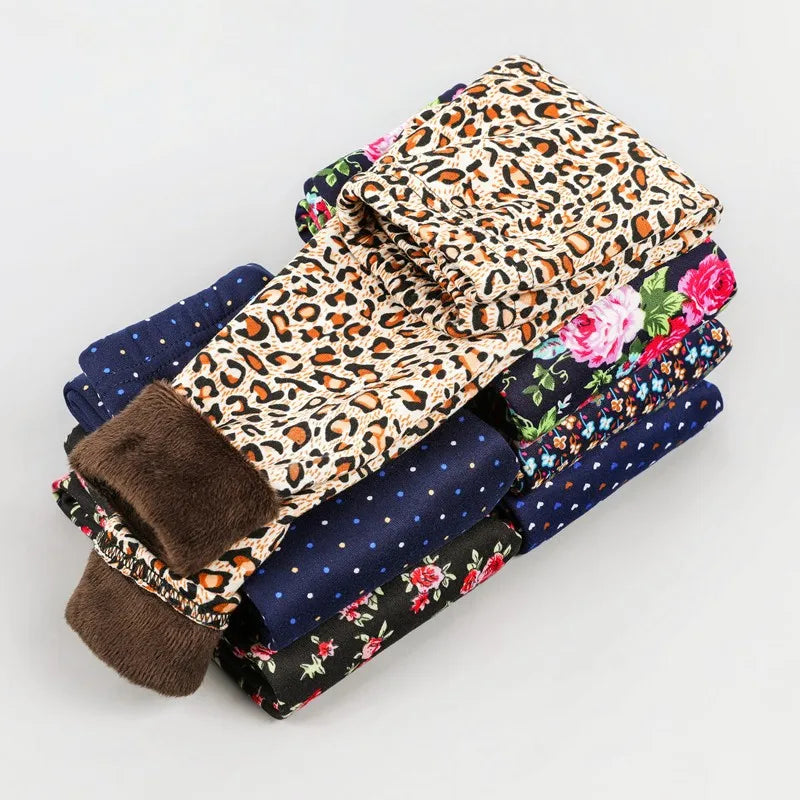 Baby Girl Clothes Kid Legging Girl Winter Autumn Thick Warm Cartoon Leggings Pants Boys Girls Leggings Plus Velvet Trousers