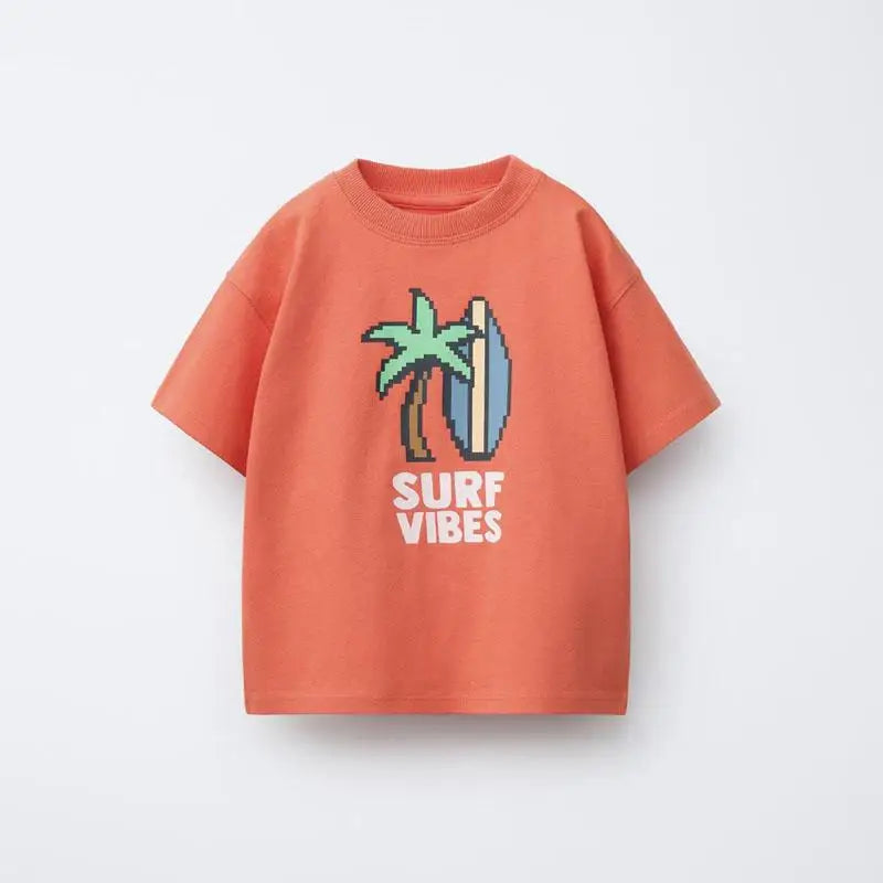 Cartoon Dog Print T Shirt Baby Boys Cute Crewneck Tops Simple All-match Tees White T-shirt Loose Fashion Wear 2025 Baby Clothing
