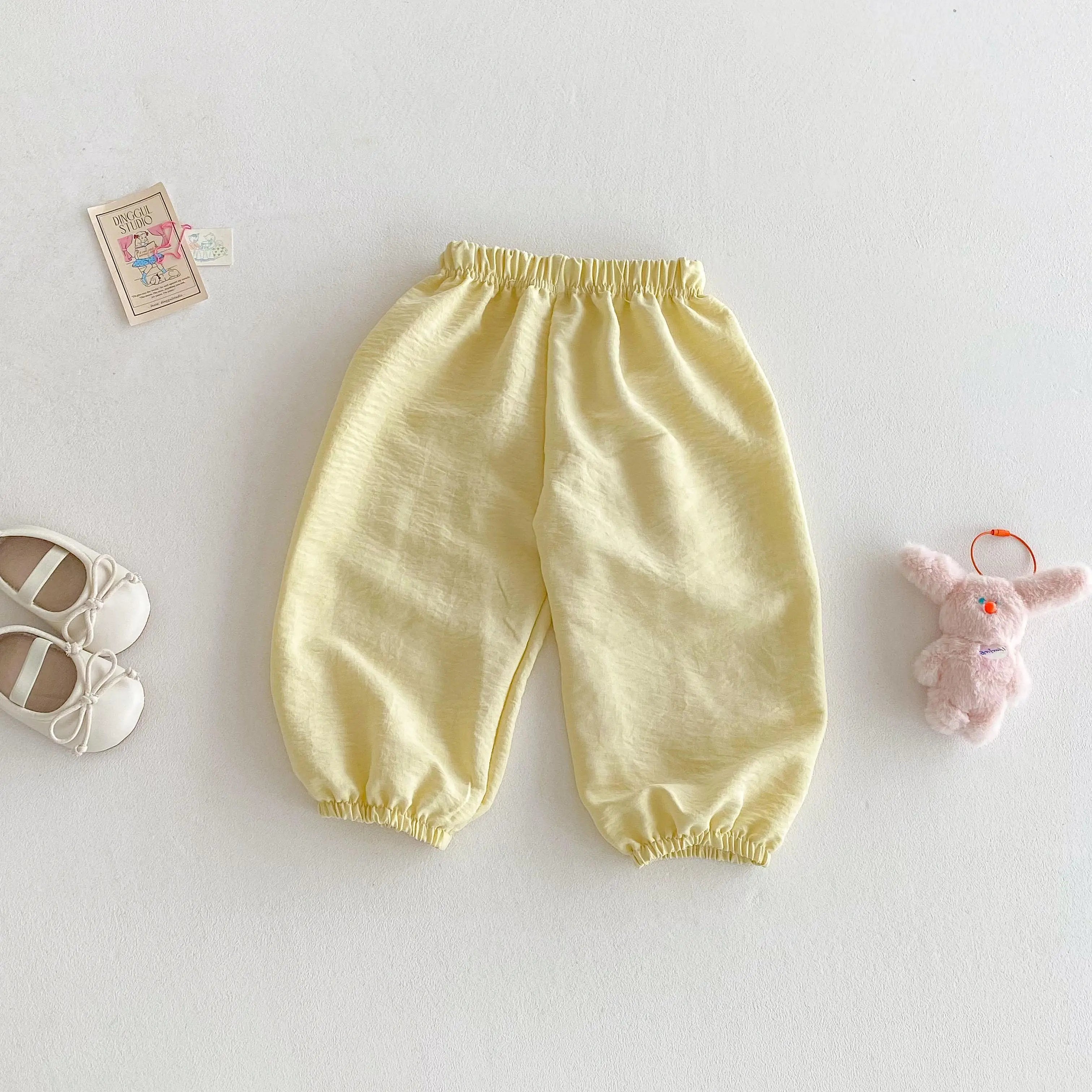 2025 Summer Mosquito Resistant Pants Fashion Casual Simple Trousers Baby Thin Loose Casual Pants Outdoor Wear Child Trousers