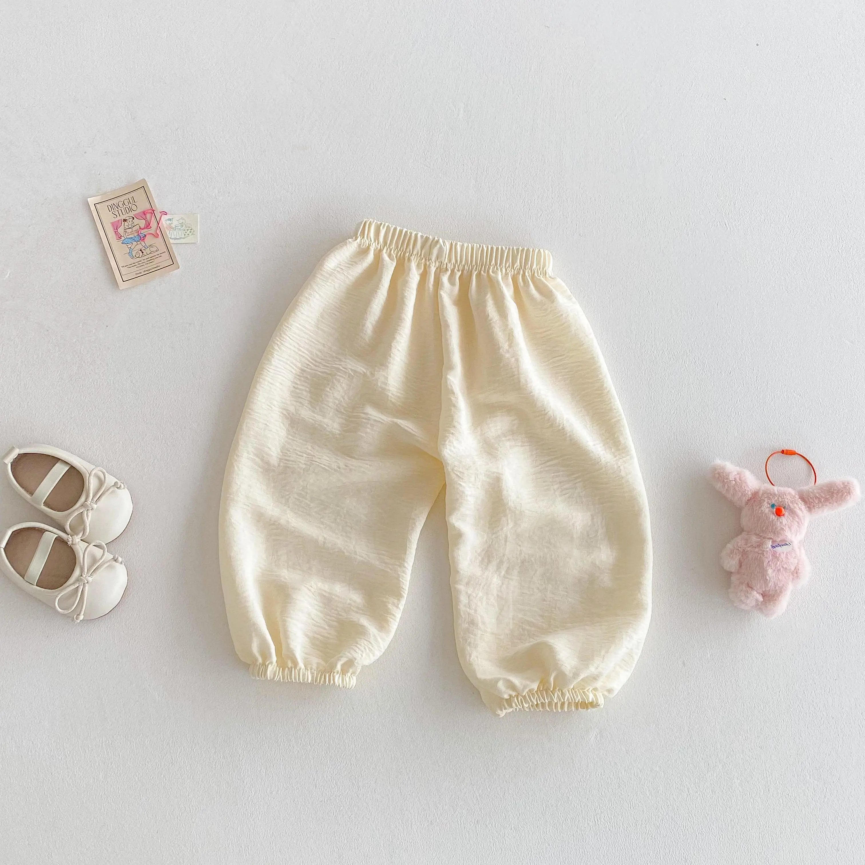 2025 Summer Mosquito Resistant Pants Fashion Casual Simple Trousers Baby Thin Loose Casual Pants Outdoor Wear Child Trousers