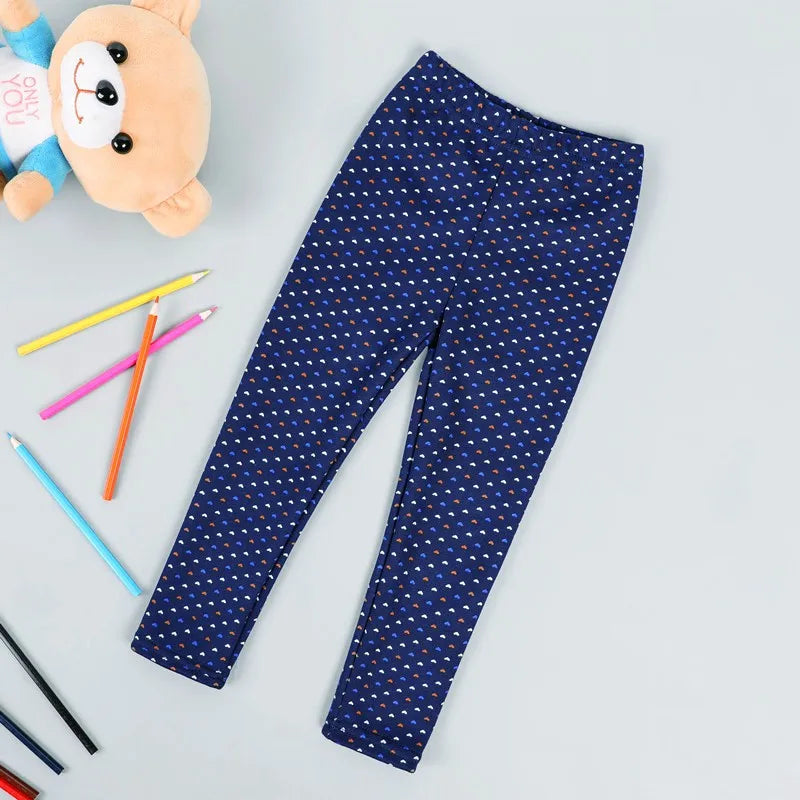 Baby Girl Clothes Kid Legging Girl Winter Autumn Thick Warm Cartoon Leggings Pants Boys Girls Leggings Plus Velvet Trousers