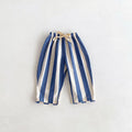 1 2 3 4 5year Old Kids Clothes Striped Harem Pants Fashion Casual Loose Children's Wear Trousers Boys Girls Thin Wide Leg Pant