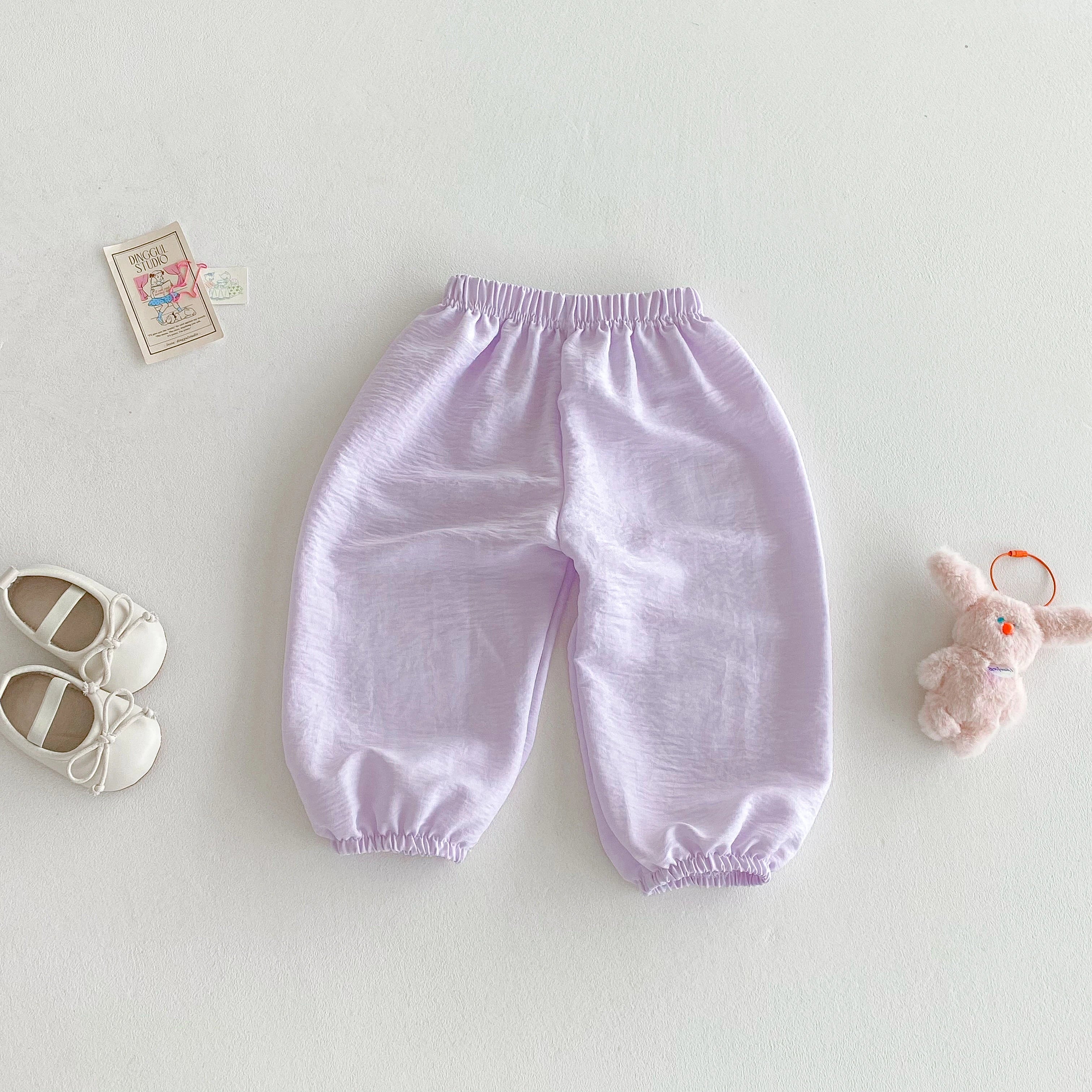 2025 Summer Mosquito Resistant Pants Fashion Casual Simple Trousers Baby Thin Loose Casual Pants Outdoor Wear Child Trousers