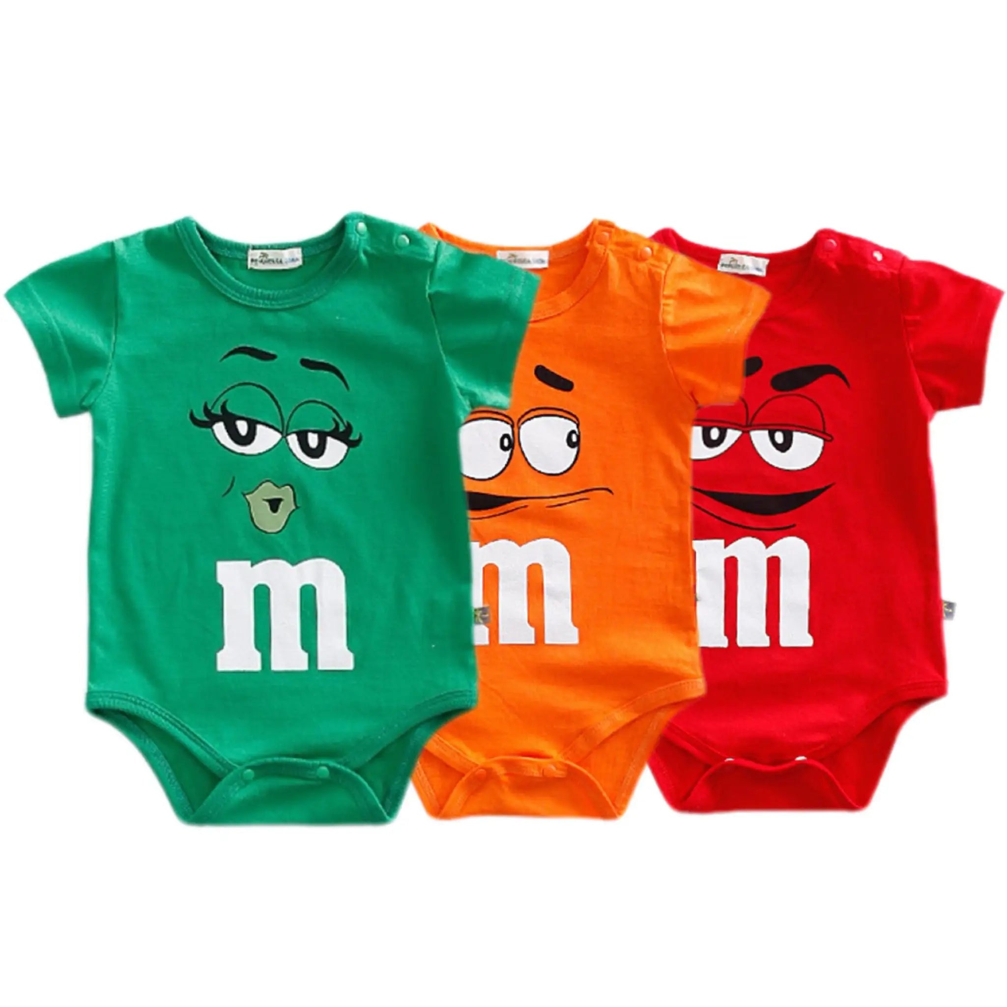 3pcs/Set Baby Clothing Short Sleeve Bodysuit Infant Boys Girls Cute Triangle Pants Onesie 0-2Age Infant Soft Thin Crawling Suit