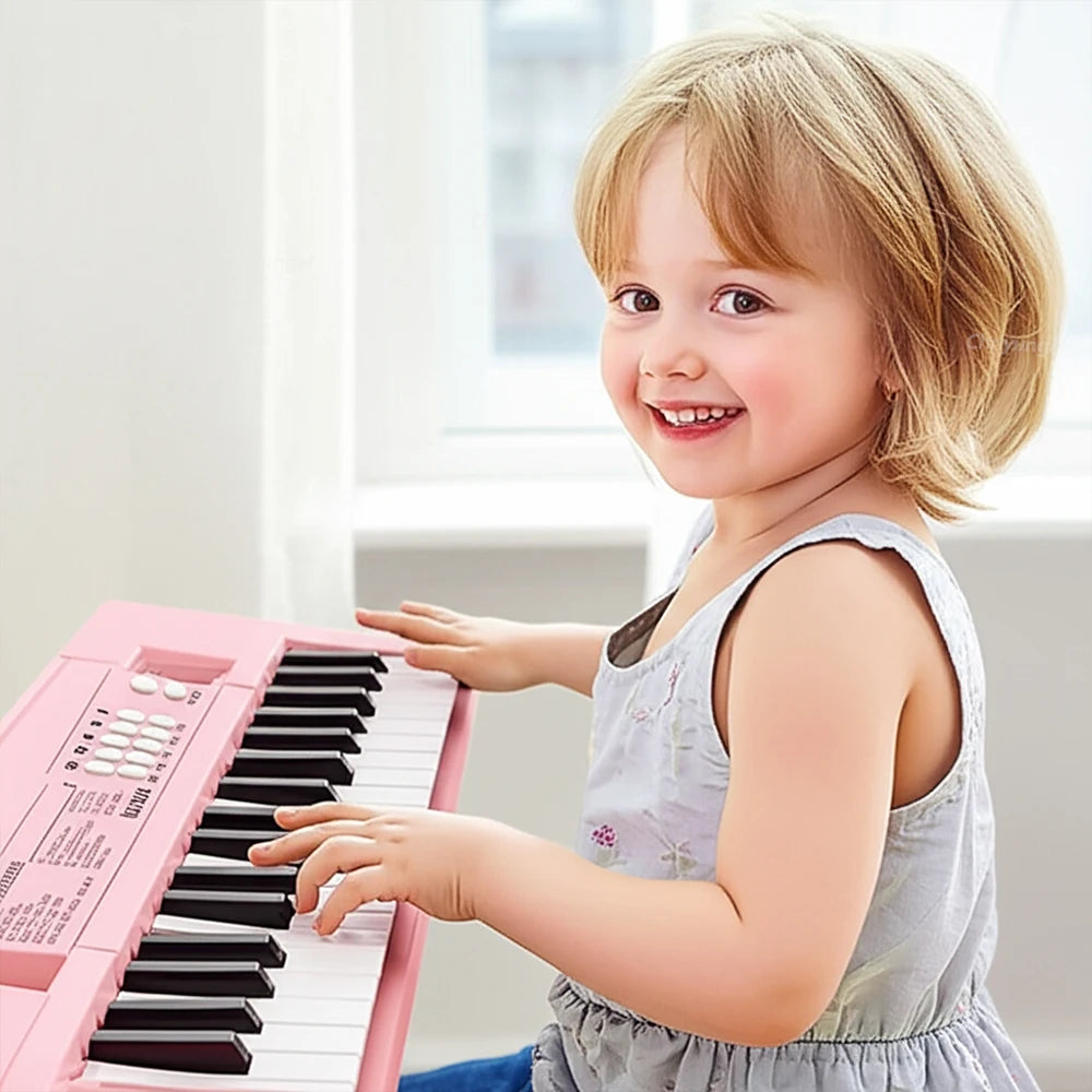 37 Keys Kids Electronic Piano Organ keyboard with Microphone Education Toys Musical Instrument Children Boy Girl Gifts