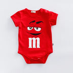 Cute Short Sleeve Rompers Newborn Clothing Solid Color Bodysuit Baby Boys Girls Thin Simple Onesies Fashion Summer Pajamas