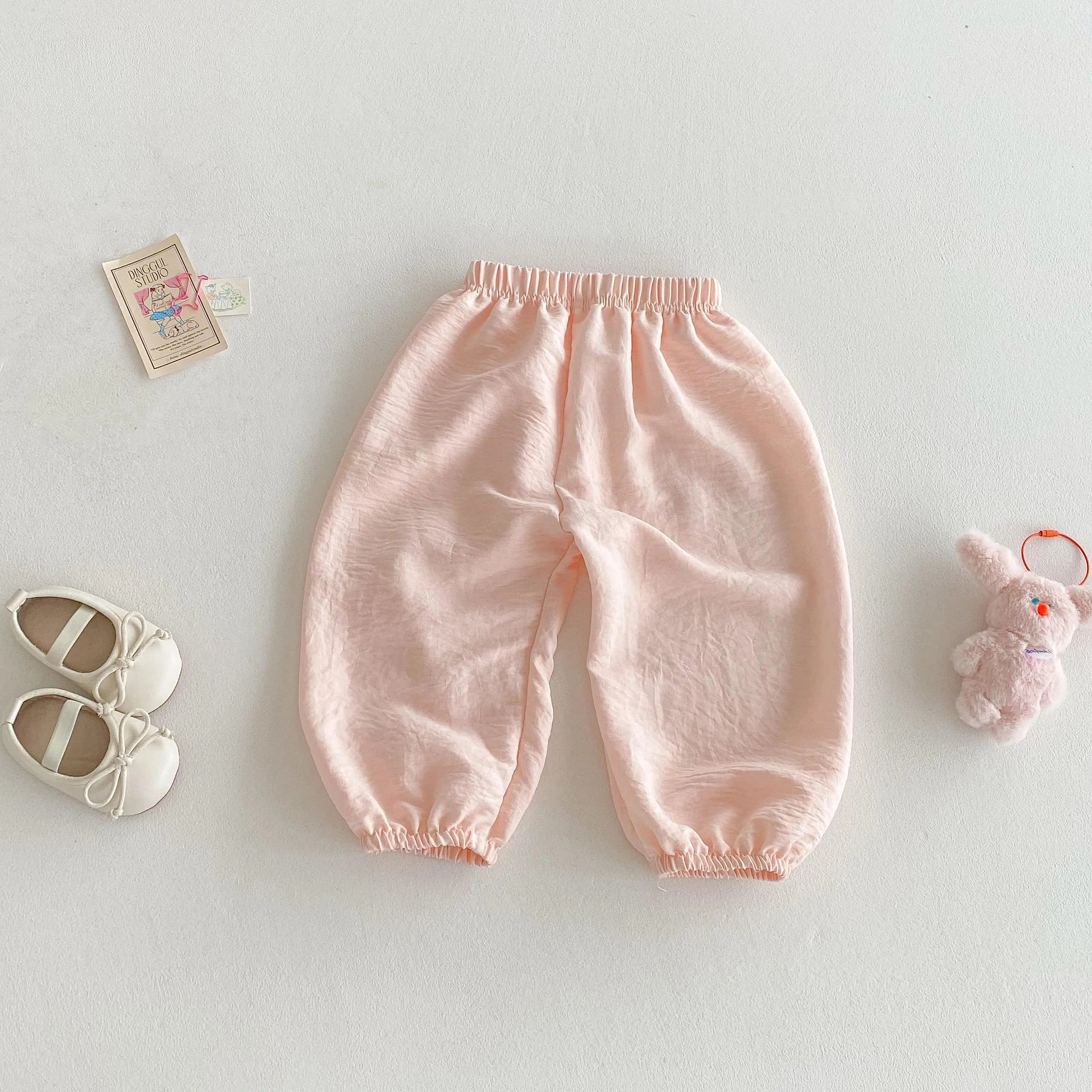 2025 Summer Mosquito Resistant Pants Fashion Casual Simple Trousers Baby Thin Loose Casual Pants Outdoor Wear Child Trousers
