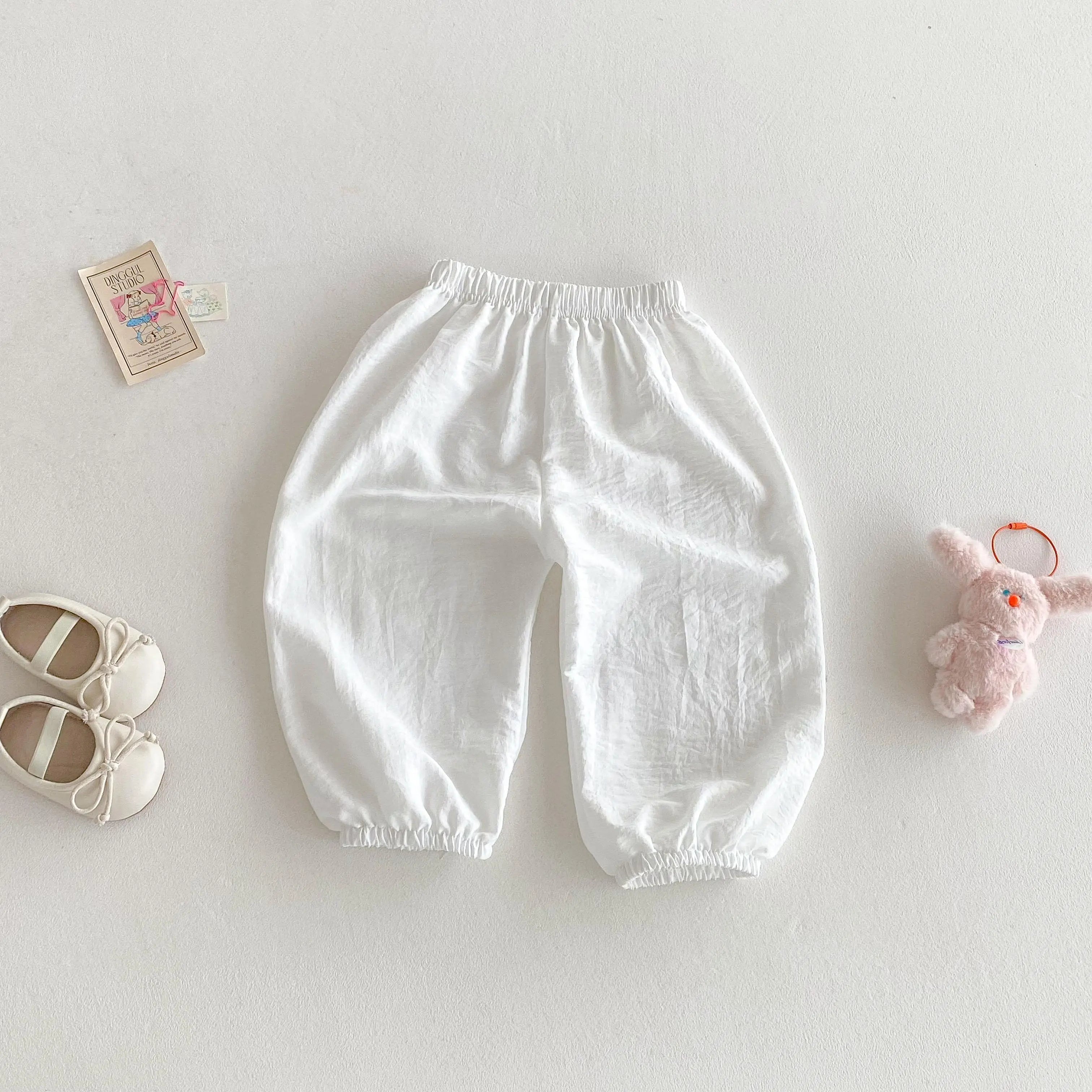 2025 Summer Mosquito Resistant Pants Fashion Casual Simple Trousers Baby Thin Loose Casual Pants Outdoor Wear Child Trousers