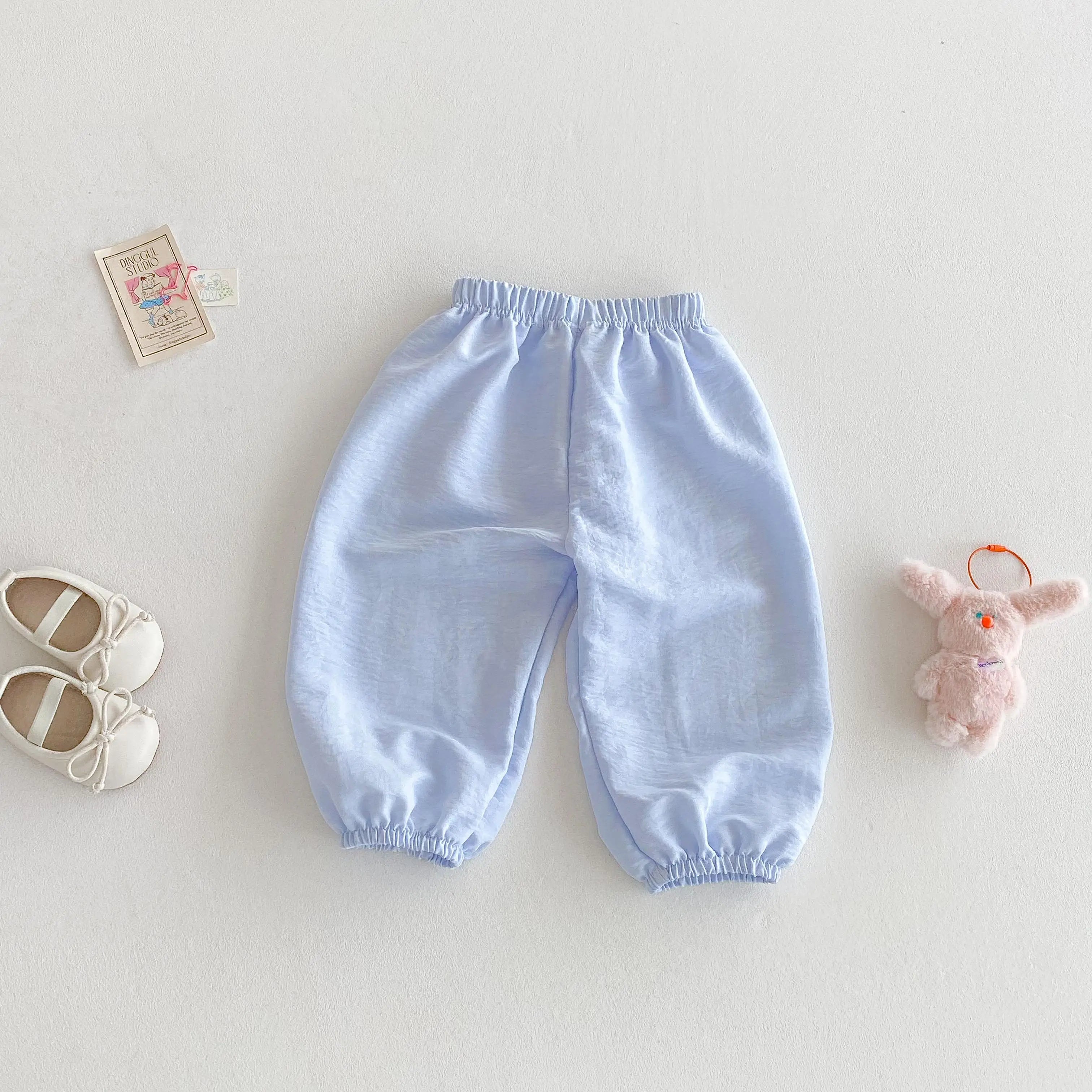 2025 Summer Mosquito Resistant Pants Fashion Casual Simple Trousers Baby Thin Loose Casual Pants Outdoor Wear Child Trousers