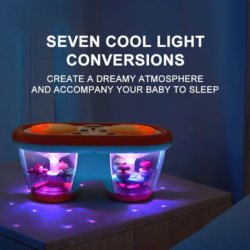 Children's Multifunctional Music Toy, Electronic Hand-played Drum, with Flashing Lights and Sound Effects, Accompany Baby's Grow