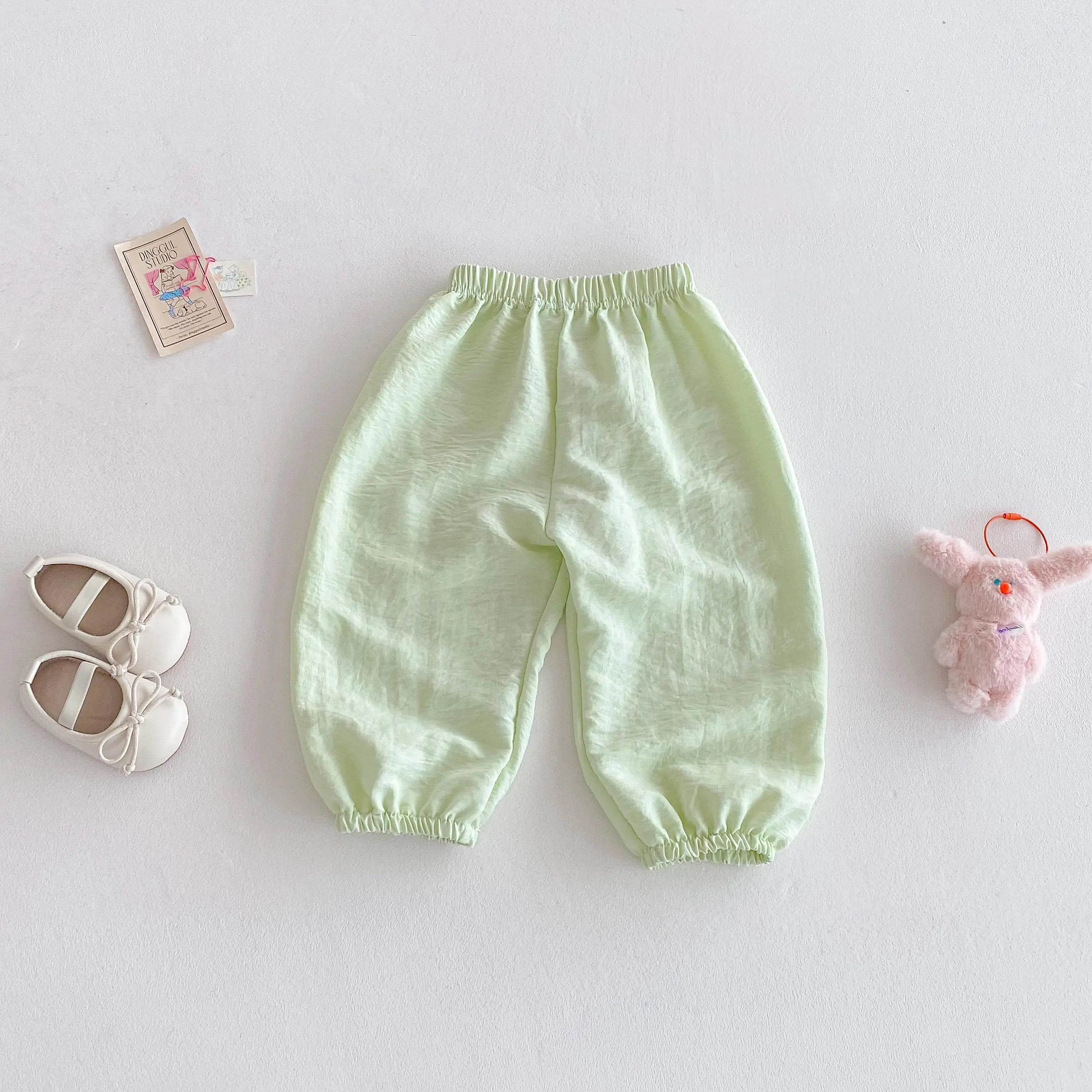 2025 Summer Mosquito Resistant Pants Fashion Casual Simple Trousers Baby Thin Loose Casual Pants Outdoor Wear Child Trousers
