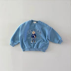 Korean Version Wear Girls Long Sleeve Printing Hoodies Lovely Clothing Pink Trendy Sweatshirts Spring Autumn Children's Costume
