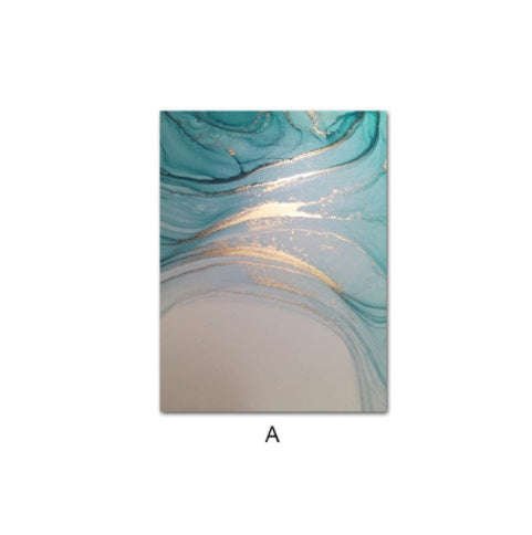 Abstract Liquid Fluid Art Poster Canvas Painting Modern Wall Picture Home Living Room Decor | Orazek UK Ltd