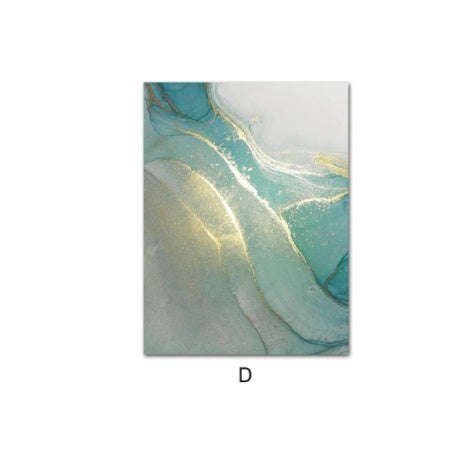 Abstract Liquid Fluid Art Poster Canvas Painting Modern Wall Picture Home Living Room Decor | Orazek UK Ltd