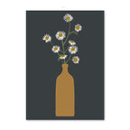 Nordic Floral Geometric Abstract Canvas Art Prints | Orazek UK Ltd