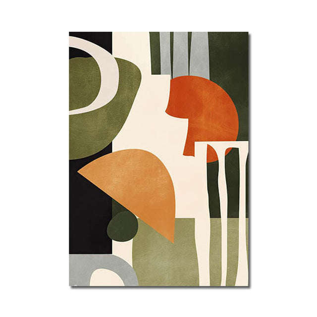 Abstract Woman Flower Leaf Canvas Painting Nordic Art Posters And Prints Living Room Decorative Painting Orazek UK Ltd