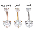 Stainless Steel Navel Stud Human Body Piercing Accessories