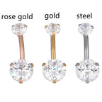 Stainless Steel Navel Stud Human Body Piercing Accessories