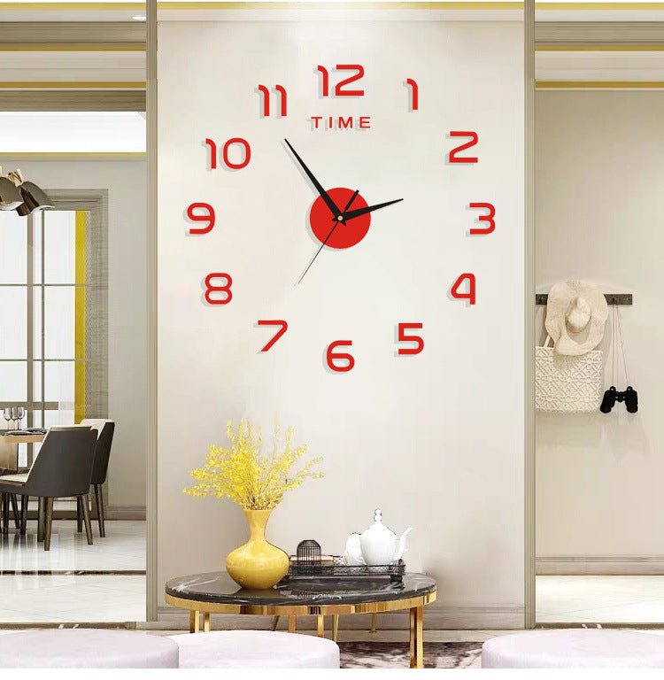 Acrylic Digital Decorative Wall Stickers Clocks | Orazek UK Ltd
