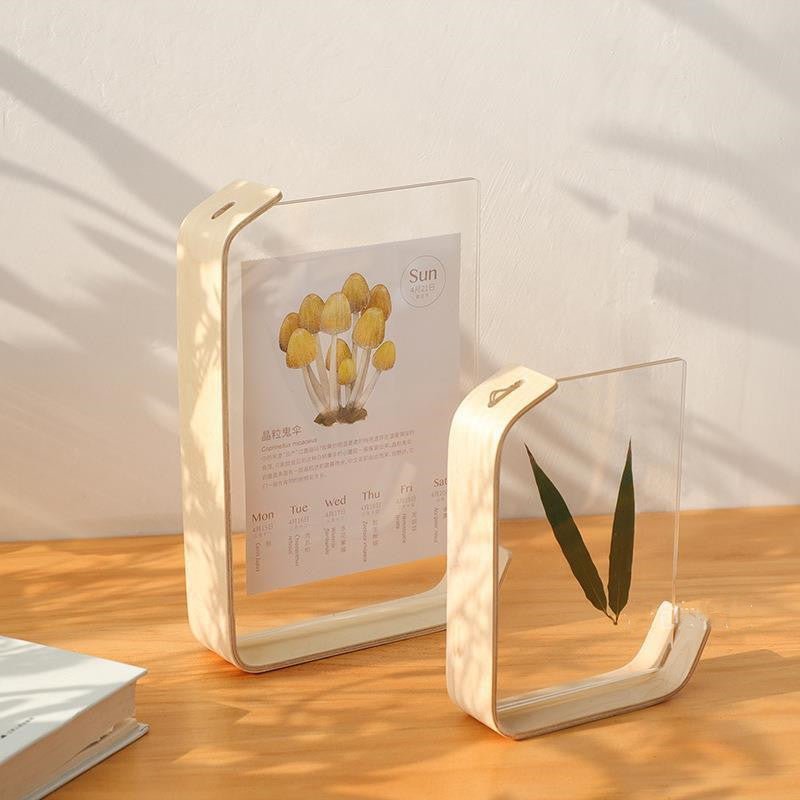 Acrylic Wooden Photo Frame Herbarium Display Frame Calendar DIY Frame Photo Frames For Wedding Party Picture Frame Photo Decor | Orazek UK Ltd
