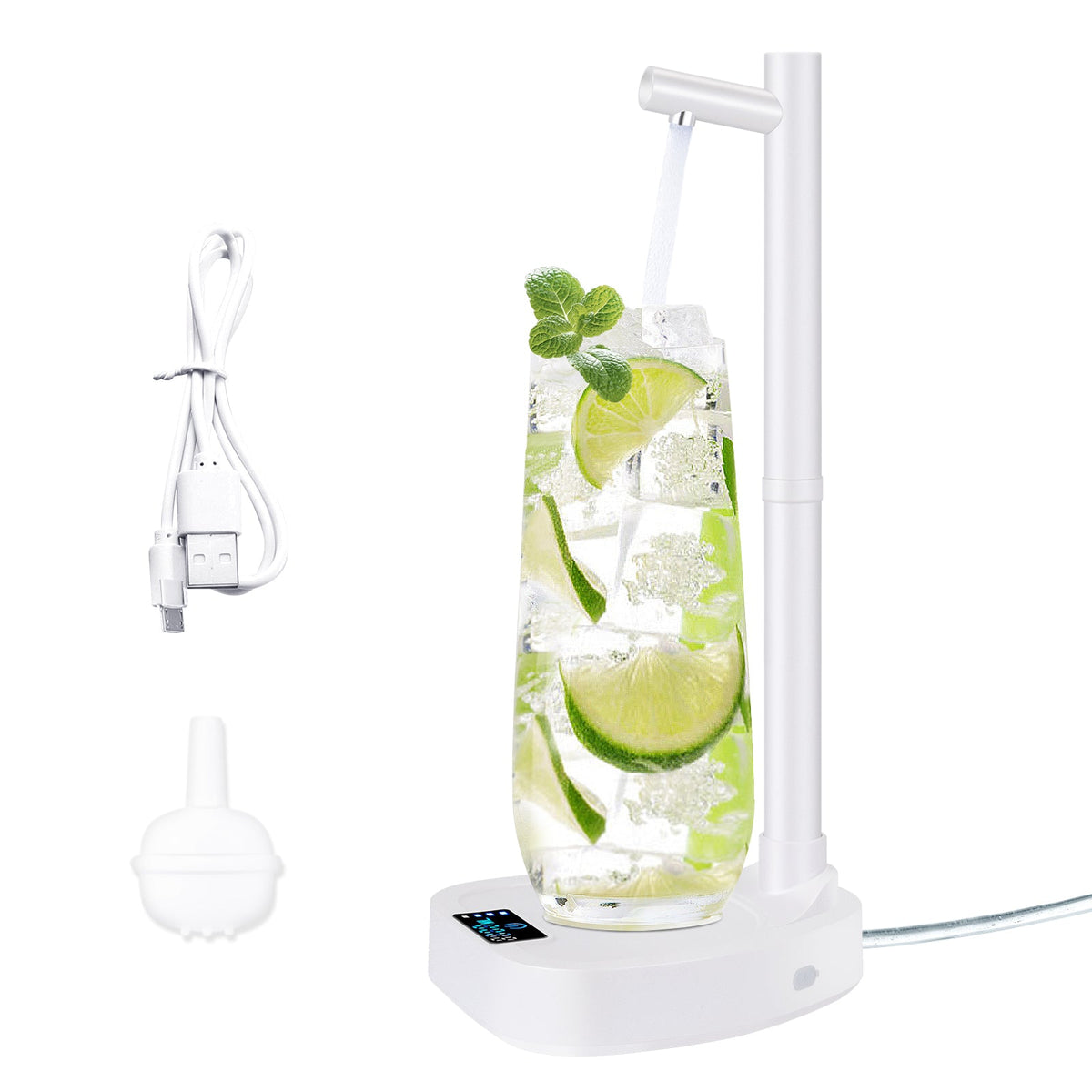 Added Extension Tupe Water Dispenser Automatic Water Bottle Desktop Rechargeable Water Dispenser With Stand | Orazek UK Ltd
