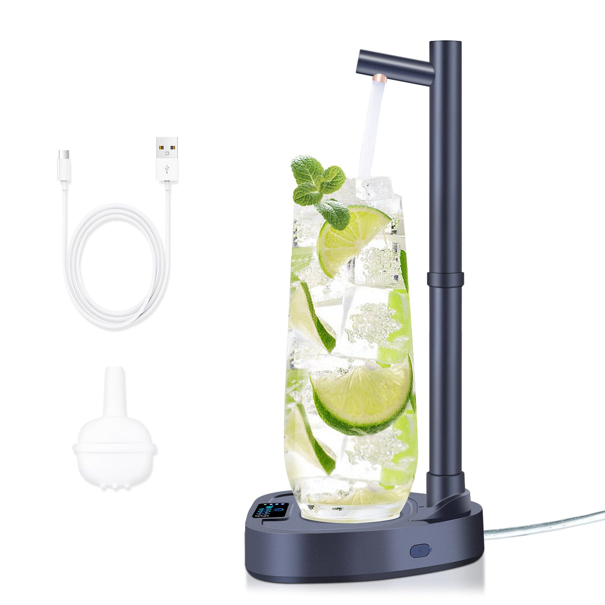 Added Extension Tupe Water Dispenser Automatic Water Bottle Desktop Rechargeable Water Dispenser With Stand | Orazek UK Ltd