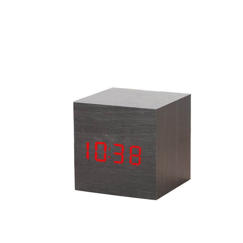 Alarm Clock LED Wooden Watch Table Digital Despertador Electronic Desktop Clocks | Orazek UK Ltd