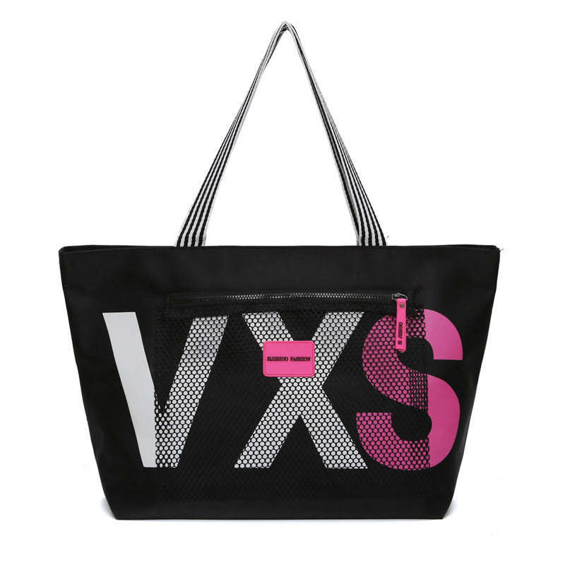 Aliwood New Arrivals Letter Women Shoulder Bags Trendy Waterproof Tote Beach Bag Large Capacity Female Travel Shopping Bags Orazek UK Ltd