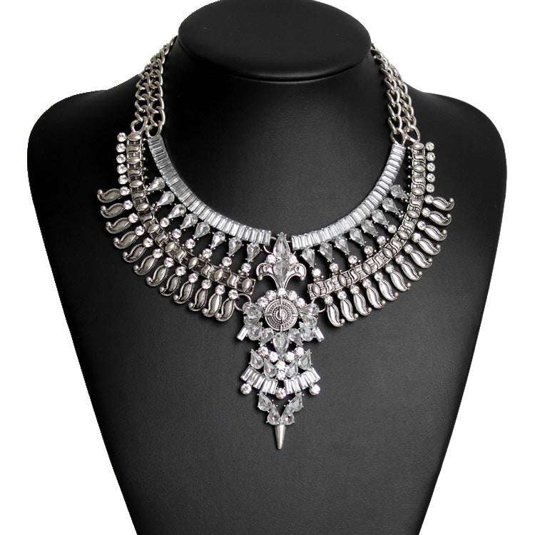 Alloy Diamond Bohomian Retro Traditional Style Necklace | Orazek UK Ltd