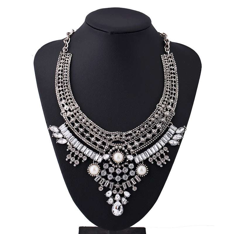 Alloy Diamond Bohomian Retro Traditional Style Necklace | Orazek UK Ltd