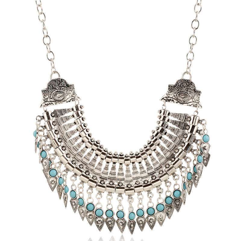 Alloy Diamond Bohomian Retro Traditional Style Necklace | Orazek UK Ltd