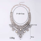 Alloy Diamond Bohomian Retro Traditional Style Necklace | Orazek UK Ltd