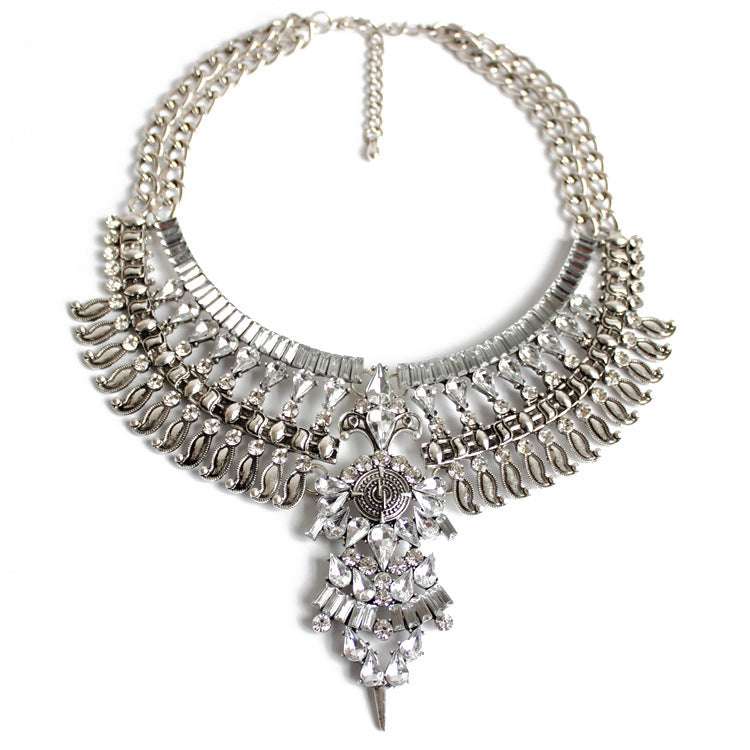 Alloy Diamond Bohomian Retro Traditional Style Necklace | Orazek UK Ltd